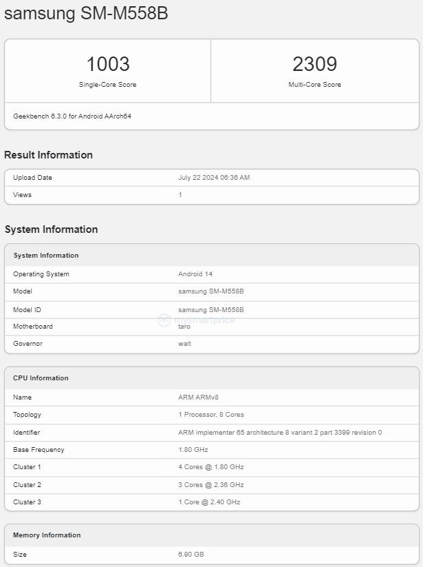 Samsung Galaxy M55s