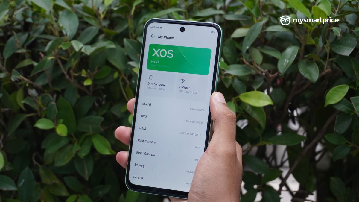 Infinix Hot 50 5G UI