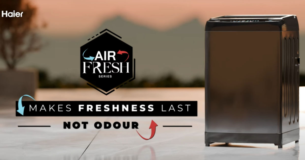 Haier AirFresh Series Top-Load Washing Machines Launched in India ...