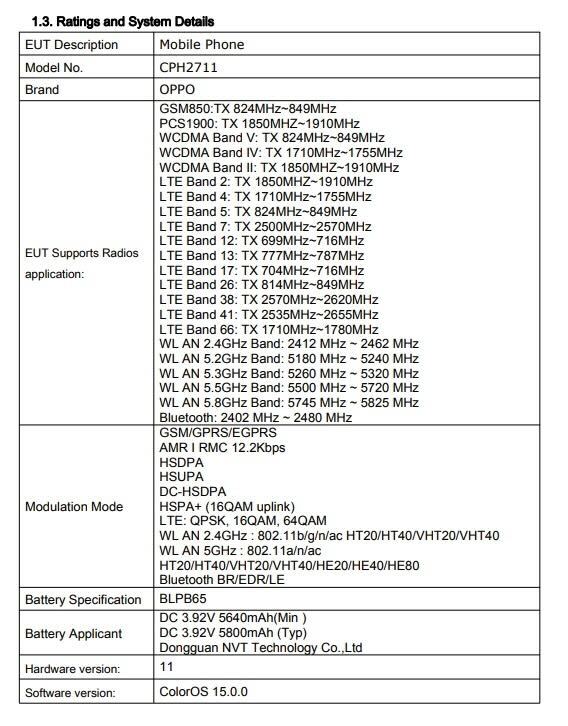 Varian Global Oppo A Pro Menyelesaikan Fcc Varian Global Seri Reno Terlihat Di Daftar