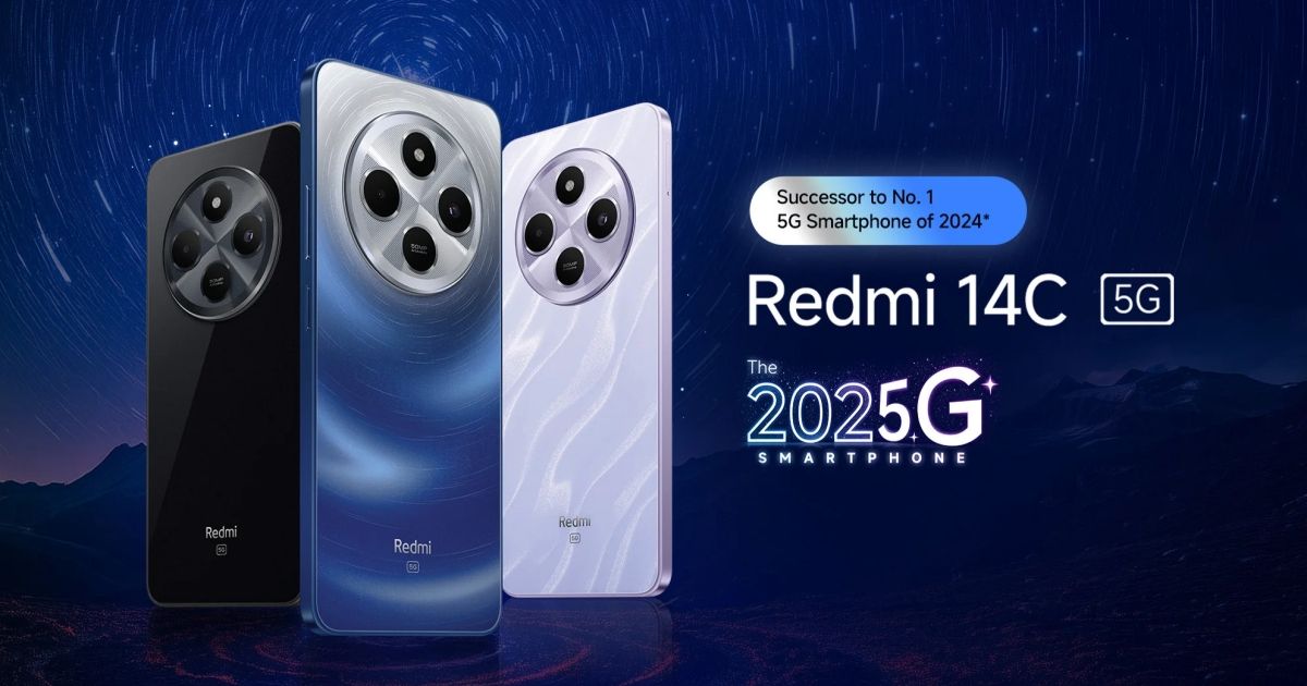 Redmi 14C 5G Diluncurkan di India: 5 Fitur Teratas yang Harus Diperhatikan 3 Warna Redmi 14C 5G