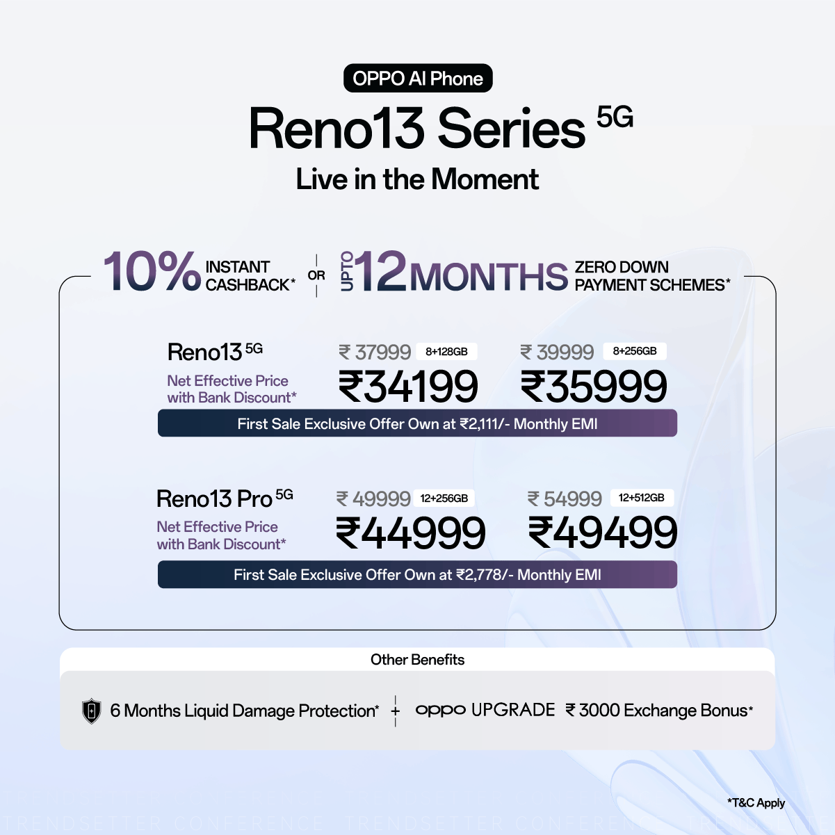 oppo reno 13 price