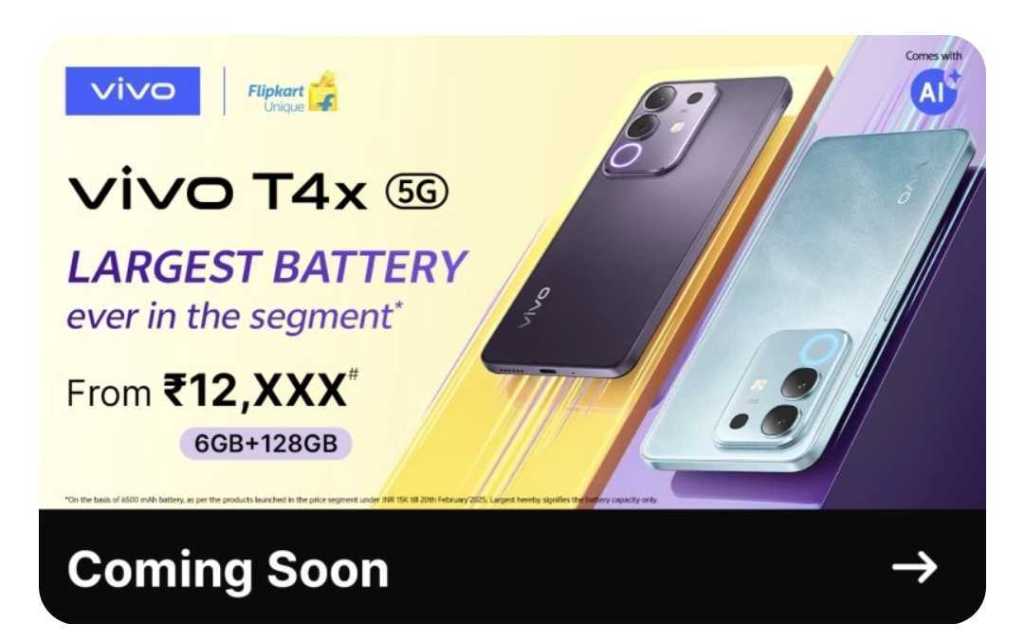 Vivo T4x 5G Price Range