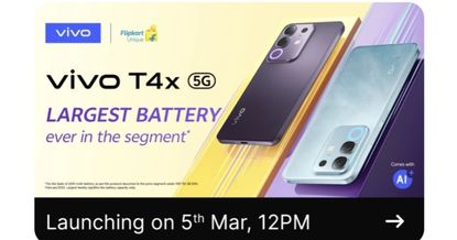 Tanggal peluncuran Vivo T4X 5G India diumumkan; Kisaran harga diejek