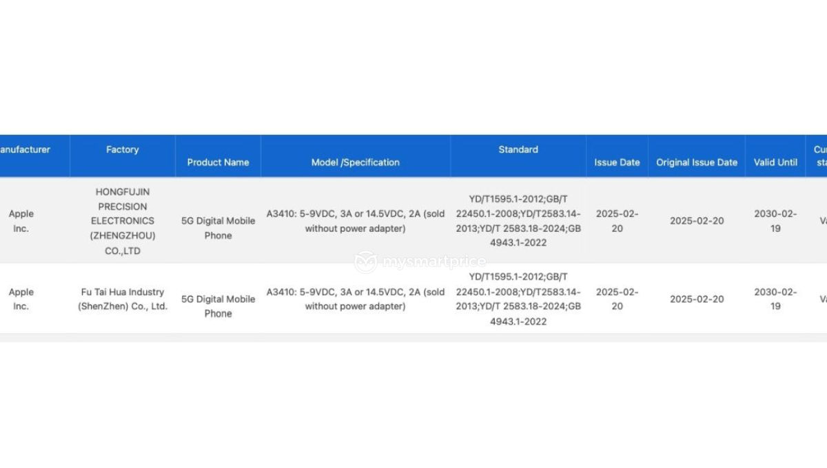 iPhone 16 3C certified