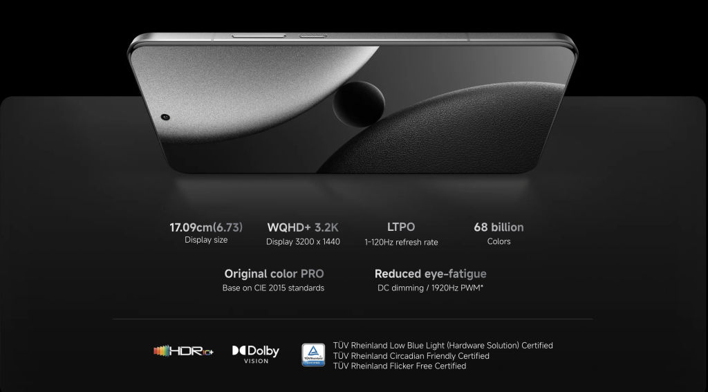 Xiaomi 15 Ultra display