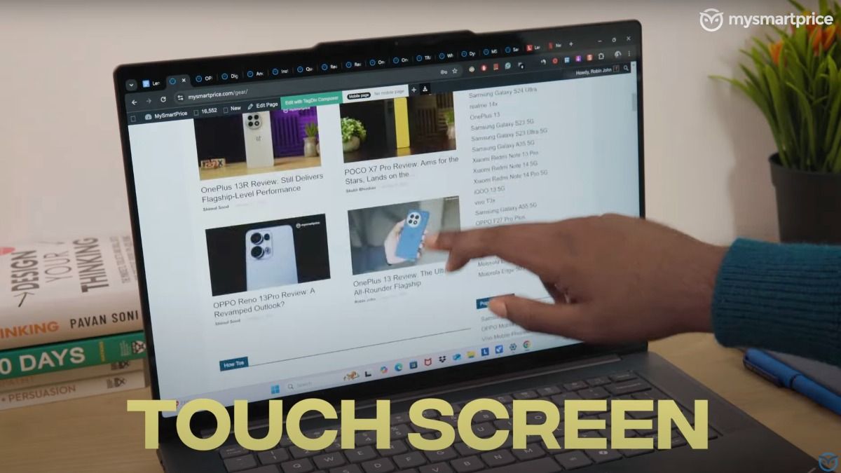 Lenovo Yoga Slim 7i Aura's Display (Touchscreen)
