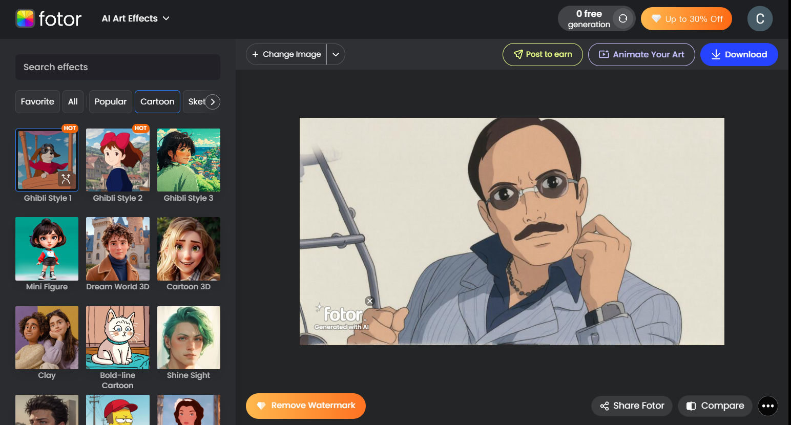 fotor ghibli generator