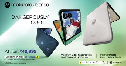 Motorola Razr 60 diluncurkan di India dengan layar video dan motoai cover yang dikendalikan oleh gerakan