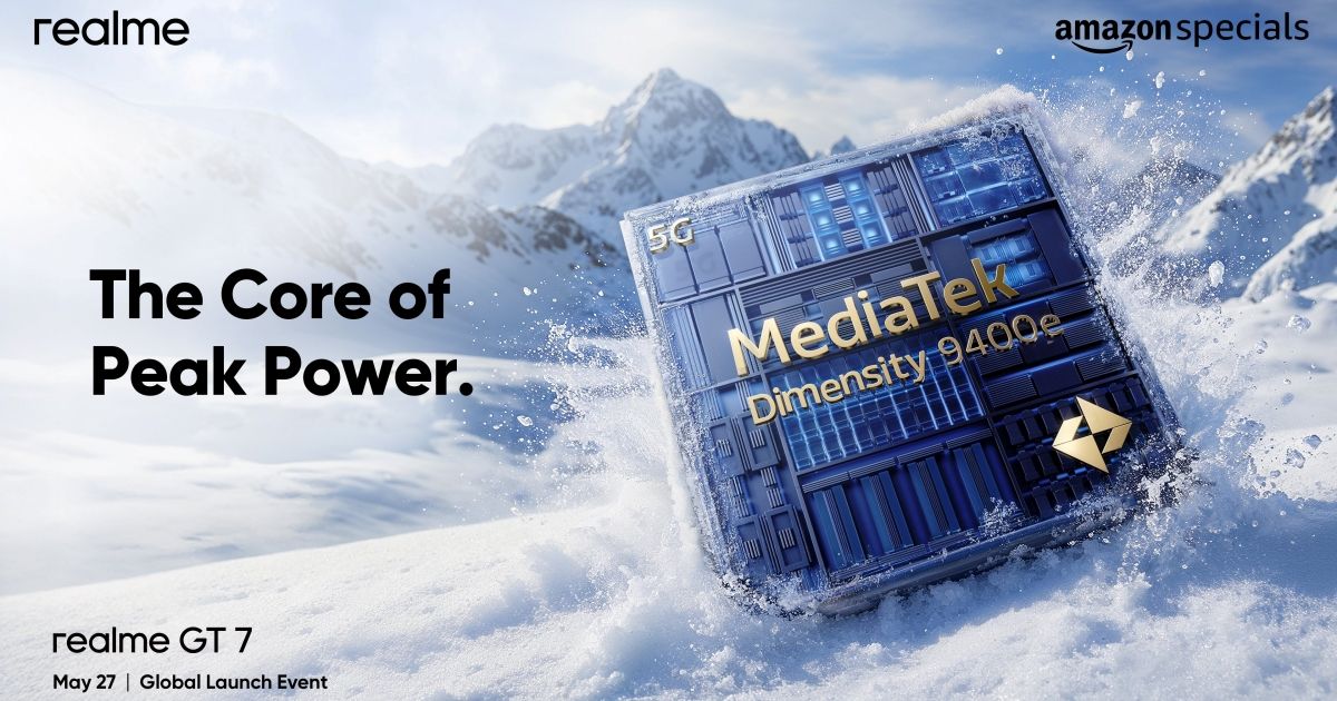 Mediatek Dimensity 9400E diluncurkan, dikonfirmasi untuk fitur di Realme GT 7 3 REALME GT 7 DIMENSITY 9400E