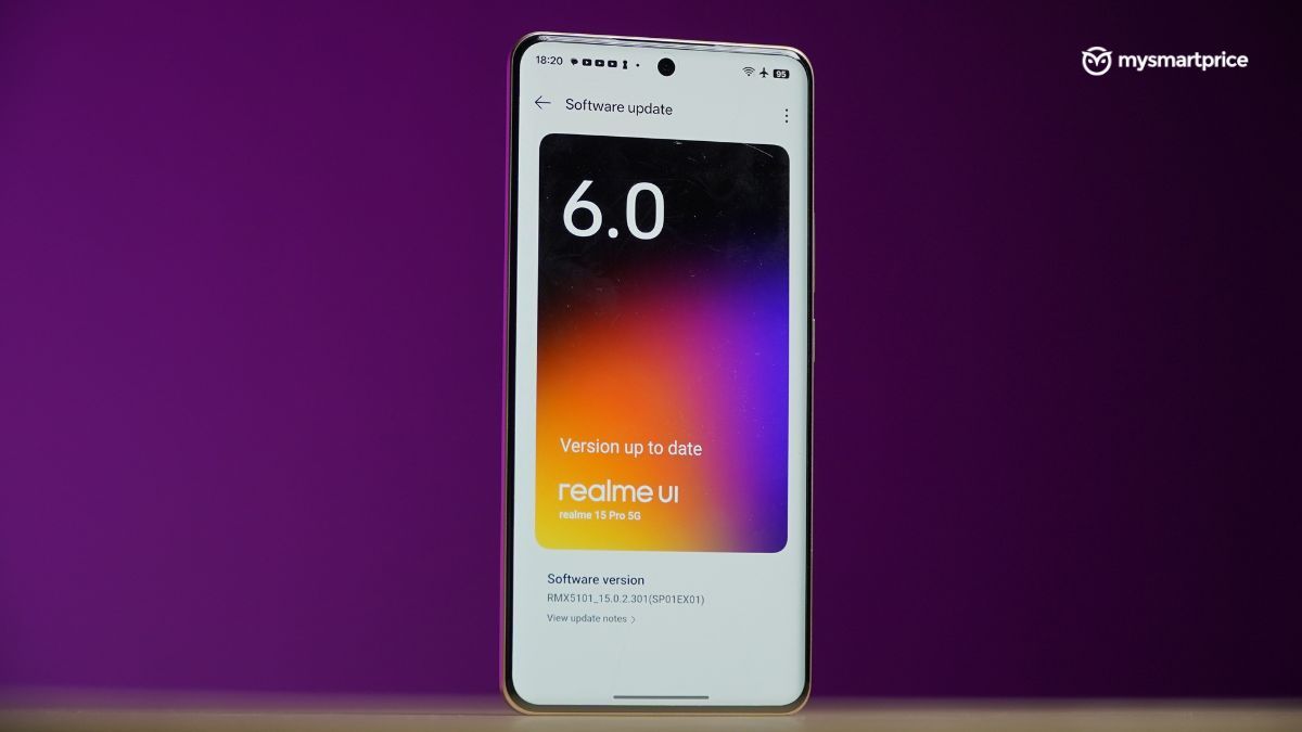Realme 15 Pro's software