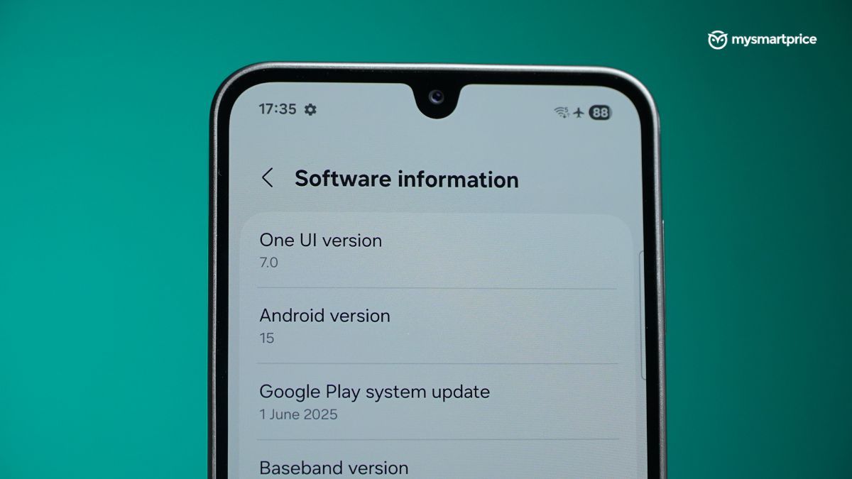 Samsung Galaxy M36's software