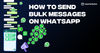 how to send bulk messages on whatsapp