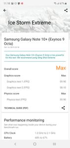 Samsung Galaxy Note 10+ 3DMark Ice Storm Extreme Score - 01
