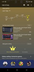Samsung Galaxy Note 10+ Software UI - Game Launcher