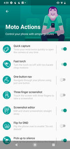 Motorola One Macro Software UI - Moto Actions 01