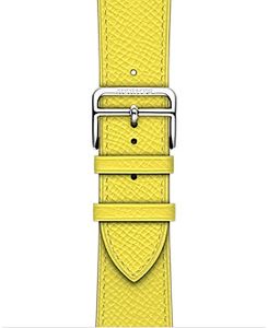 Apple Watch Band - Hermes Tour Single Lime Epsom