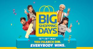 Flipkart Big Shopping Days Sale May 15 2019