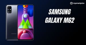 This is not the Samsung Galaxy M62 5G, Image is being used for representation purpose only.