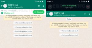 whatsapp is testing a new group voice feature