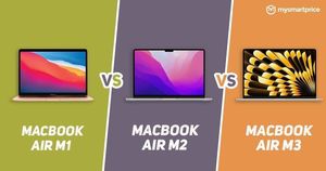 M1 MacBook AIr vs M2 MacBook Air vs M3 MacBook Air