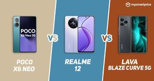 POCO X6 Neo vs Realme 12 vs Lava Blaze Curve