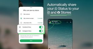 WhatsApp Status updates on Instagram Facebook