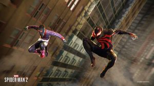 Marvel Spider-Man 2 New Game Plus mode and new suits will arrive on March 7. The update will also bring time of the day change and new symbiote styles.