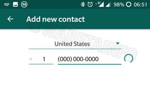 WhatsApp Contacs Feature