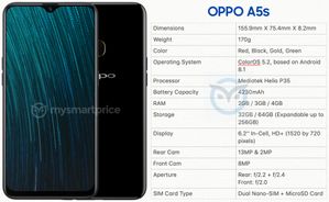 oppo a5s variants