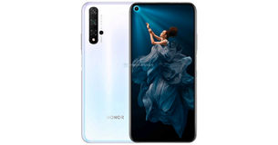 Honor 20 White Press Render
