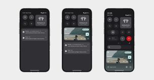 NothingOS 3.0 Notification Panel Dark MySmartPrice