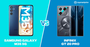 Samsung Galaxy M35 5G vs Infinix GT 20 Pro