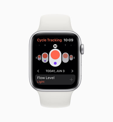 Apple watchOS 6 Cycle Tracking App