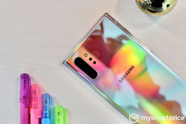 Samsung Galaxy Note 10+ Rear Camera Design Aura Glow