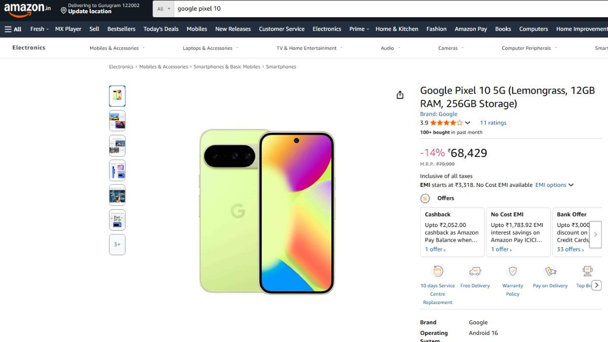 Google Pixel 10