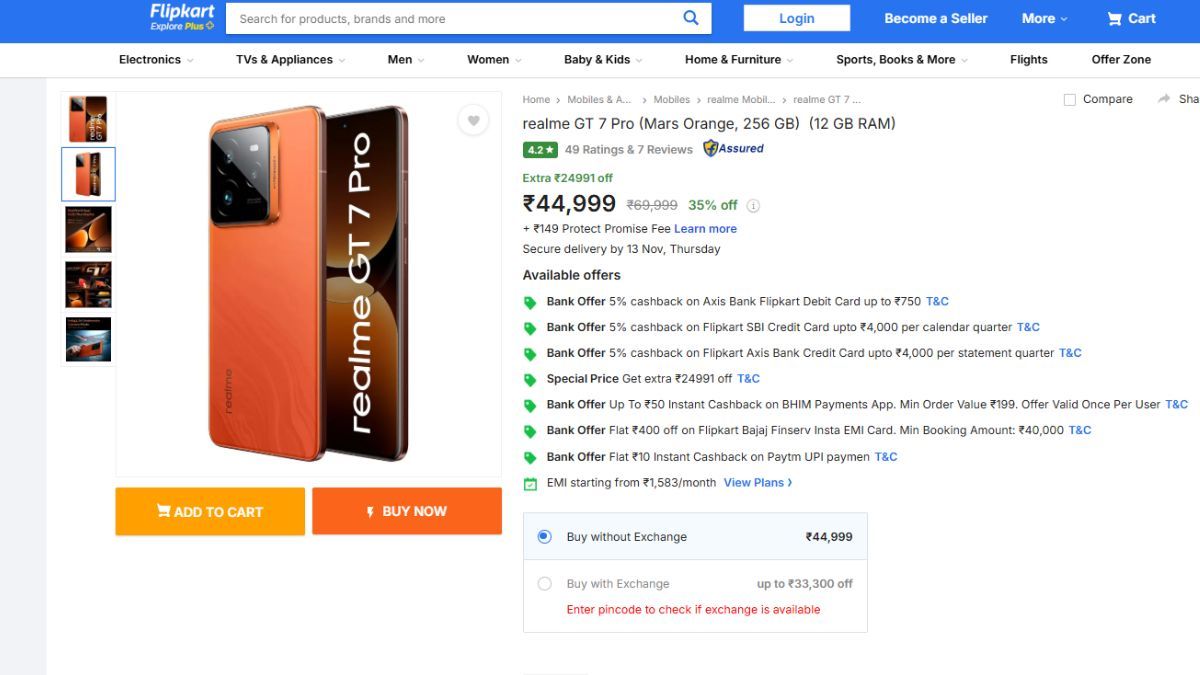 Realme GT 7 Pro new