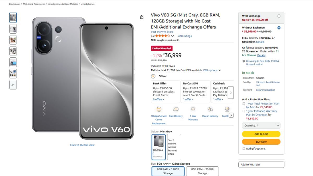 Vivo V60 new