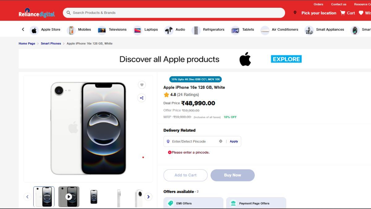 iPhone 16e