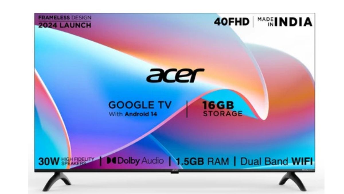 Acer I PRO Series 100.3 cm Full HD LED Smart Google TV with Android 14