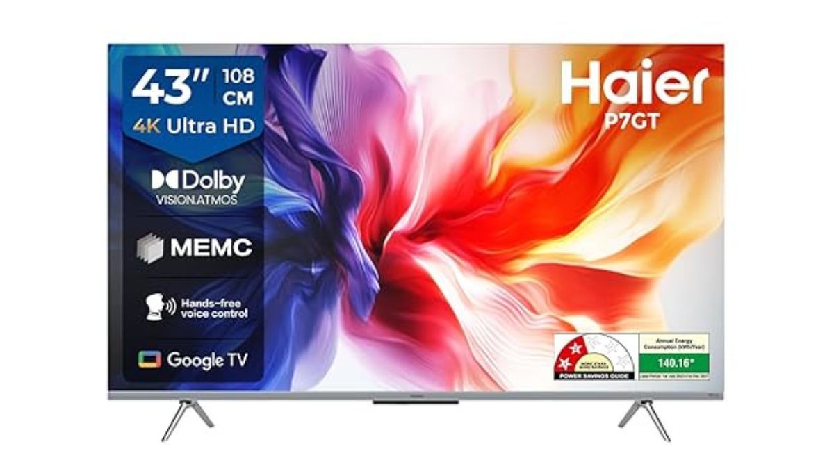 Haier 108 cm (43) P7GT Series 4K Ultra HD Smart LED Google TV