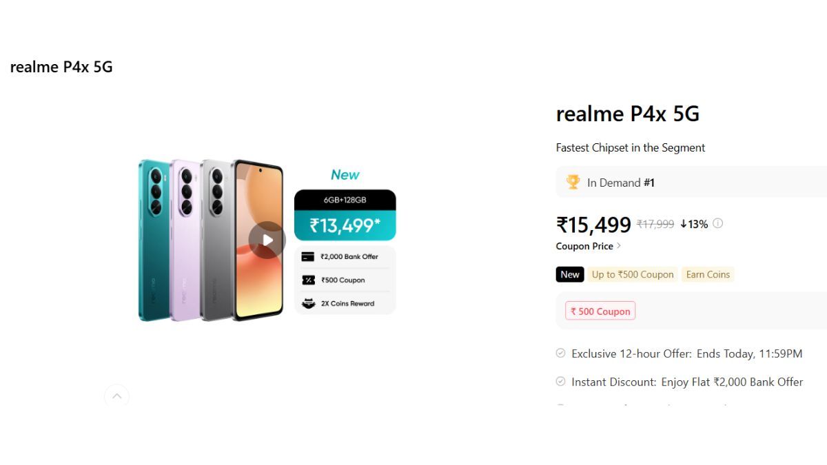 Realme P4x 5G