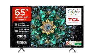 TCL 164 cm (65 inches) 4K UHD Smart QD-Mini LED Google TV 65Q6C
