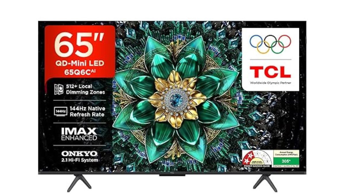 TCL 164 cm (65 inches) 4K UHD Smart QD-Mini LED Google TV 65Q6C