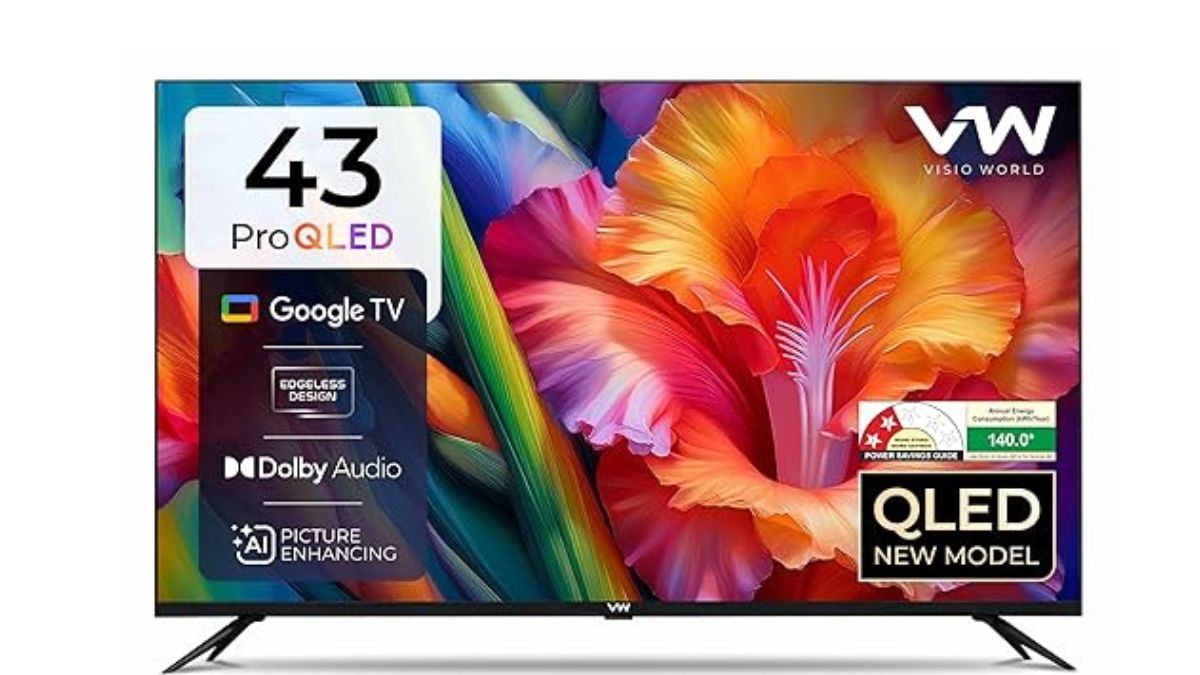 VW 109 cm (43 inches) Pro Series 4K Ultra HD Smart QLED Google TV