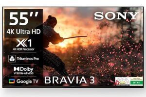 Sony BRAVIA 3 Series 55 inches 4K Ultra HD AI Smart LED Google TV