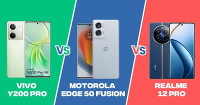 Vivo Y200 Pro vs Motorola Edge 50 Fusion vs Realme 12 Pro: Price, Specs, and Features Compared