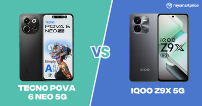 TECNO POVA 6 Neo 5G vs iQOO Z9x 5G: Can AI Features Trump Performance Chops?