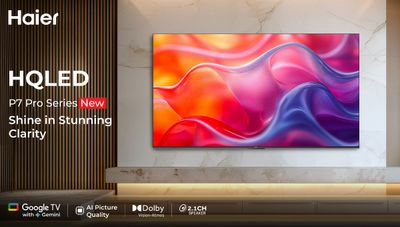 Haier P7 Pro HQLED TVs Launched in India With Google TV With Gemini, 50W Speakers: Price, Features