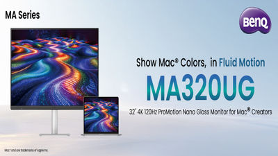 BenQ Launches MA320UG 32-inch 4K 120Hz Monitor for Mac Creators in India at Rs. 84,998